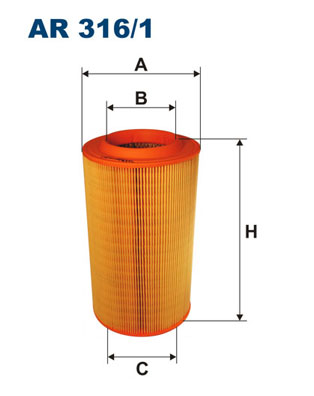 FILTRON 344 767 AR 316/1 - Levegőszűrő