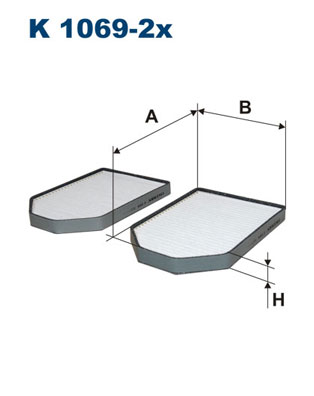 FILTRON FTRK1069-2X szűrő, utastér levegő