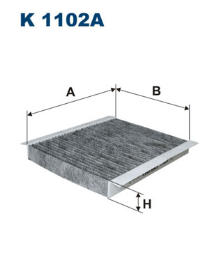 FILTRON FI K1102A Pollenszűrő (Aktívszenes)