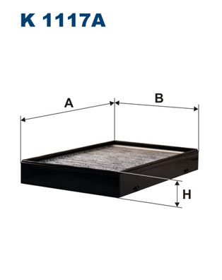 FILTRON FI K1117A Pollenszűrő (Aktívszenes)
