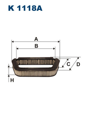 FILTRON FLT K1118A Pollenszűrő (Aktívszenes)