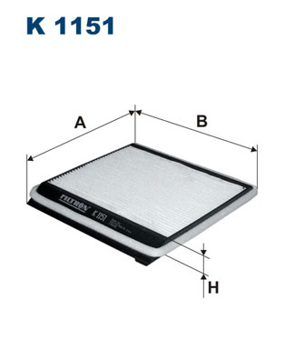 FILTRON FTRK1151 szűrő, utastér levegő