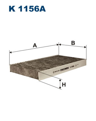 FILTRON FLT K1156A Pollenszűrő (Aktívszenes)