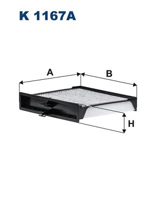 FILTRON 921 206 K 1167A - Pollenszűrő (Aktívszenes)