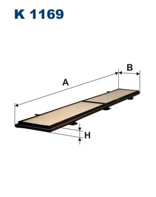 FILTRON FTRK1169 szűrő, utastér levegő