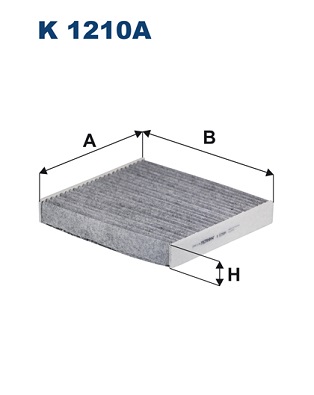 FILTRON 374 419 K 1210A - Pollenszűrő (Aktívszenes)