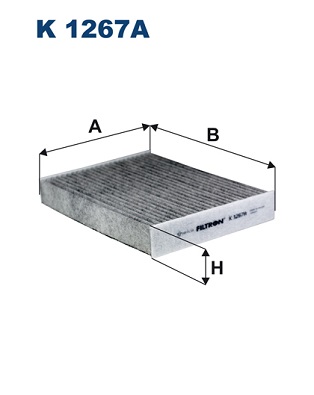 FILTRON FLT K1267A Pollenszűrő (Aktívszenes)