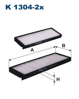 FILTRON FTRK1304-2X szűrő, utastér levegő