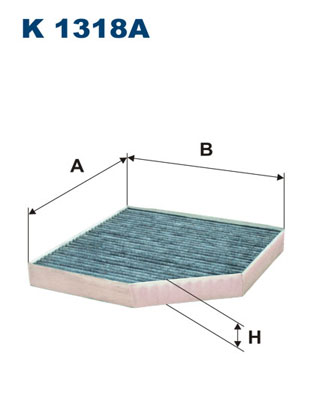 FILTRON FI K1318A Pollenszűrő (Aktívszenes)
