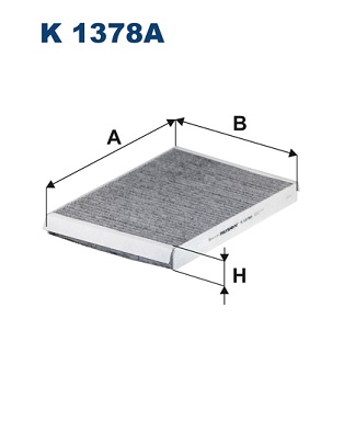 FILTRON FLT K1378A Pollenszűrő (Aktívszenes)