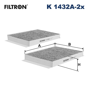 FILTRON FLT K1432A-2X Pollenszűrő