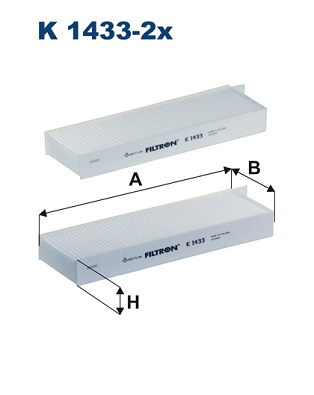 FILTRON 930 205 K 1433-2X - Pollenszűrő