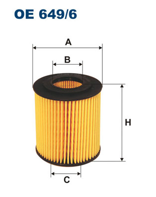 FILTRON FTROE649/6 olajszűrő