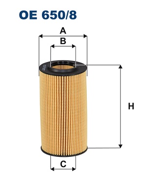 FILTRON FTROE650/8 olajszűrő