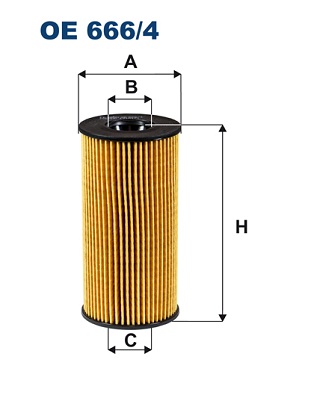 FILTRON FI OE666/4 Olajszűrő