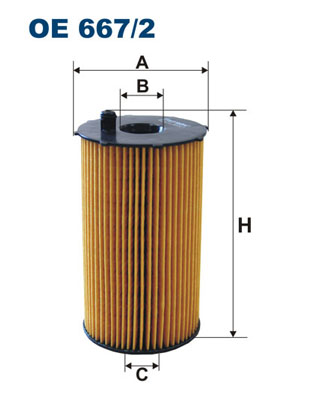 FILTRON FI OE667/2 Olajszűrő