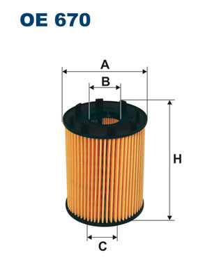 FILTRON FLT OE670 Olajszűrő 