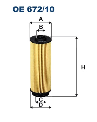 FILTRON FLT OE672/10 Olajszűrő