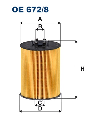 FILTRON FTROE672/8 olajszűrő