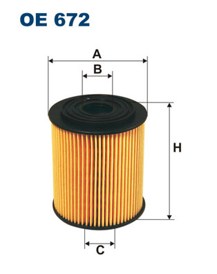 FILTRON FLT OE672 Olajszűrő