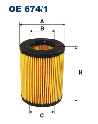 FILTRON FTROE674/1 olajszűrő