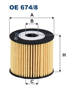 FILTRON FTROE674/8 olajszűrő