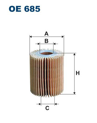 FILTRON FTROE685 olajszűrő