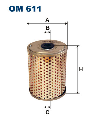 FILTRON FILOM611 Szűrő, munkahidraulika