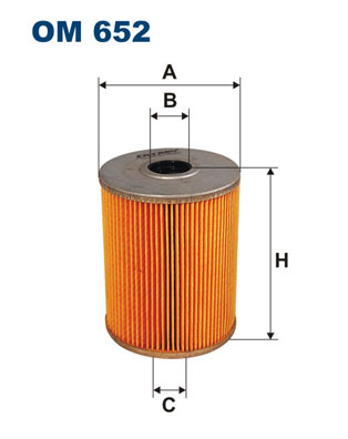 FILTRON FTROM652 olajszűrő