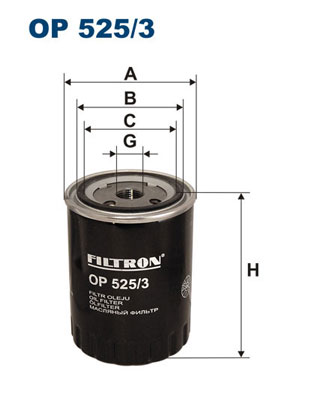 FILTRON FTROP525/3 olajszűrő