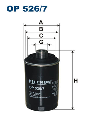 FILTRON FTROP526/7 olajszűrő