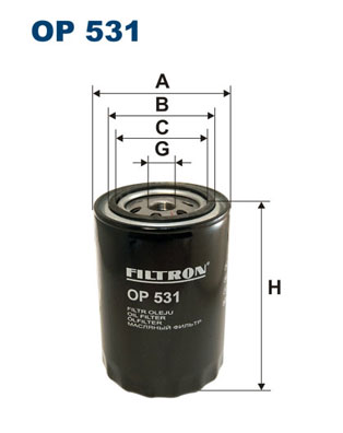 FILTRON FTROP531 olajszűrő