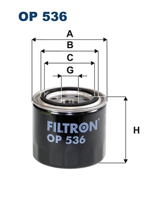 FILTRON FI OP536 Olajszűrő