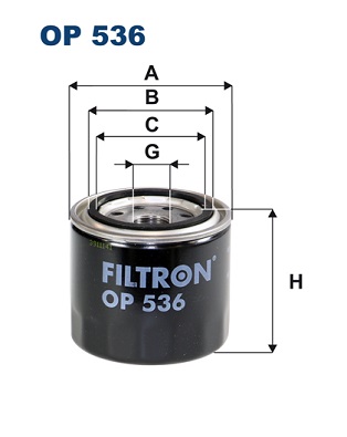 FILTRON 318 255 OP 536 - Olajszűrő