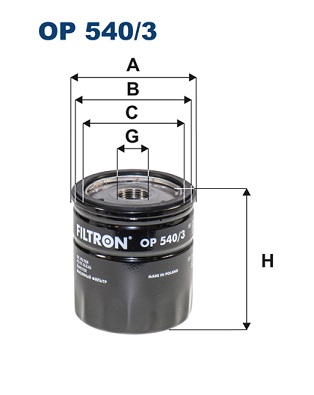 FILTRON FTROP540/3 olajszűrő