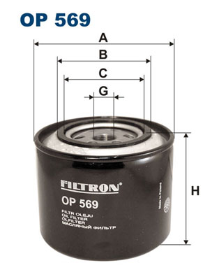 FILTRON FTROP569 olajszűrő