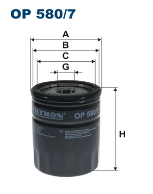 FILTRON FLT OP580/7 Olajszűrő