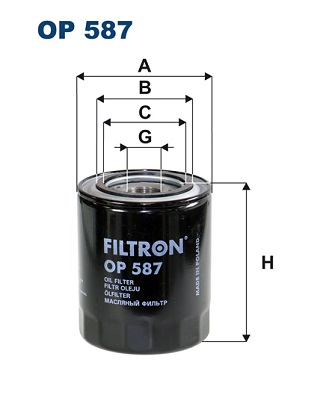 FILTRON FI OP587 Olajszűrő