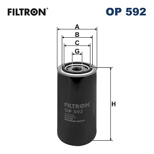 FILTRON OP592/AG Olajszűrő