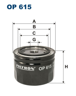 FILTRON FI OP615 Olajszűrő
