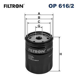 FILTRON OP616/2/AG Olajszűrő