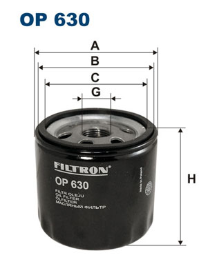FILTRON FI OP630 Olajszűrő