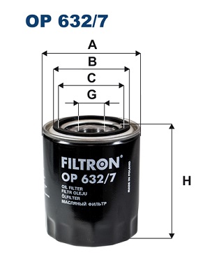 FILTRON FLT OP632/7 Olajszűrő