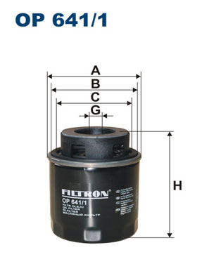 FILTRON FLT OP641/1 Olajszűrő