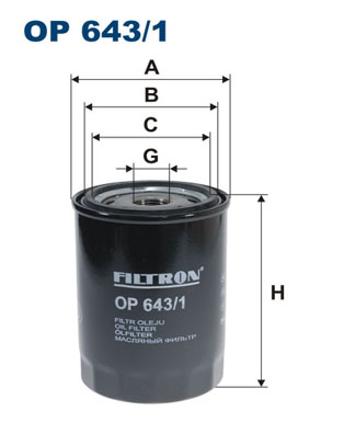 FILTRON FTROP643/1 olajszűrő