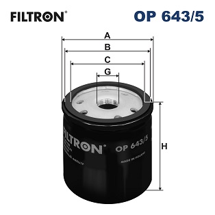 FILTRON 378 606 OP 643/5 - Olajszűrő