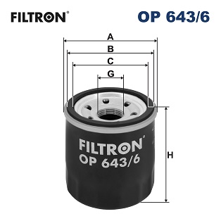 FILTRON FLT OP643/6 Olajszűrő