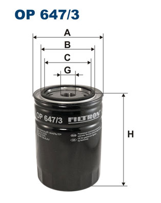 FILTRON FTROP647/3 olajszűrő