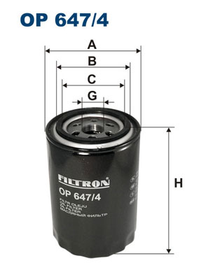 FILTRON FI OP647/4 Olajszűrő