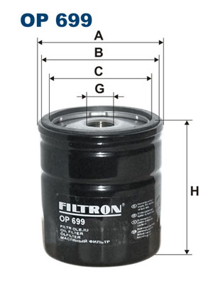 FILTRON 320 551 OP 699 - Olajszűrő